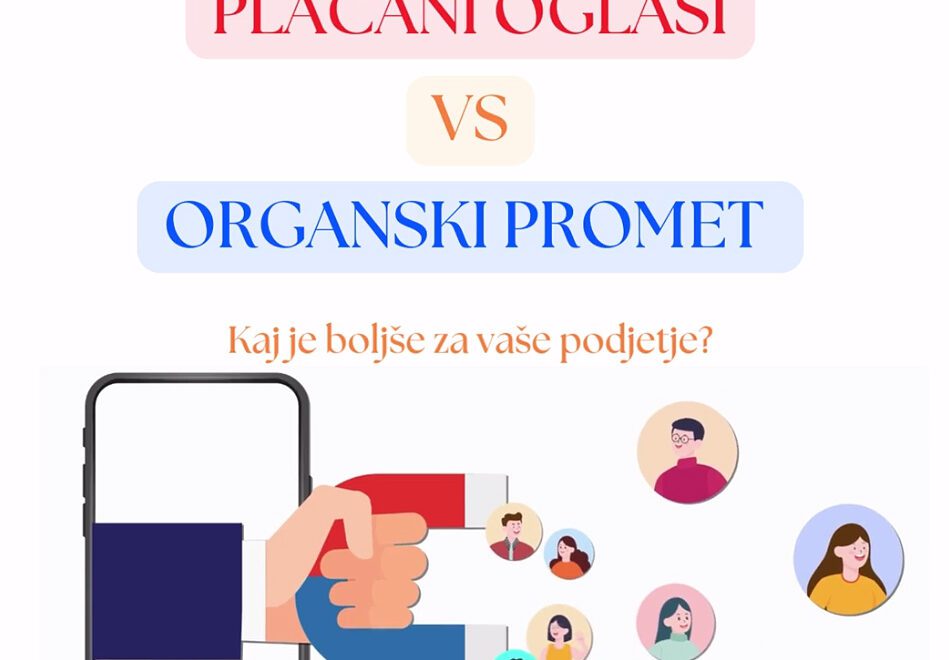 Plačani oglasi vs. Organski promet: Kaj je boljše za vaše podjetje?